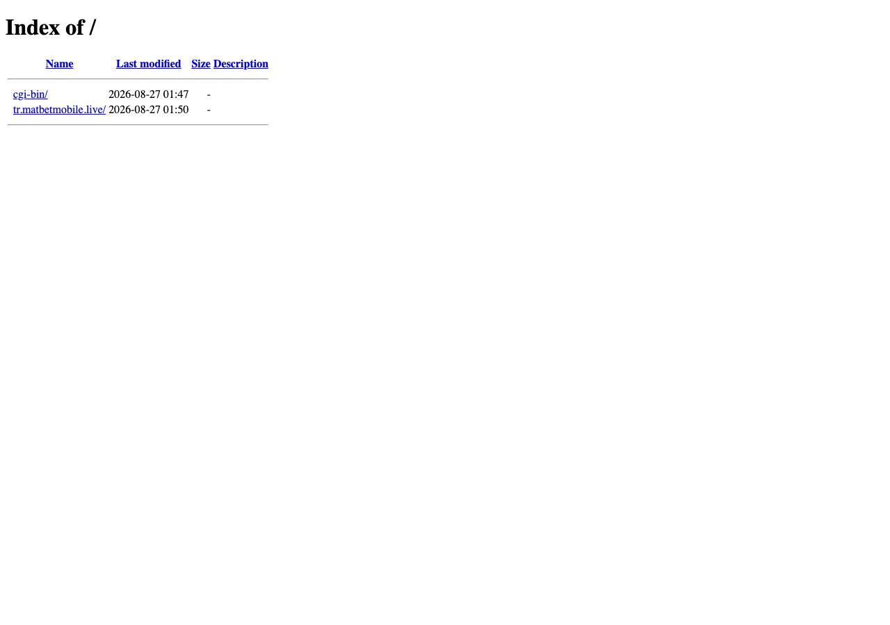 Screenshot of matbetmobile.live taken by the zone census on 2026-08-27