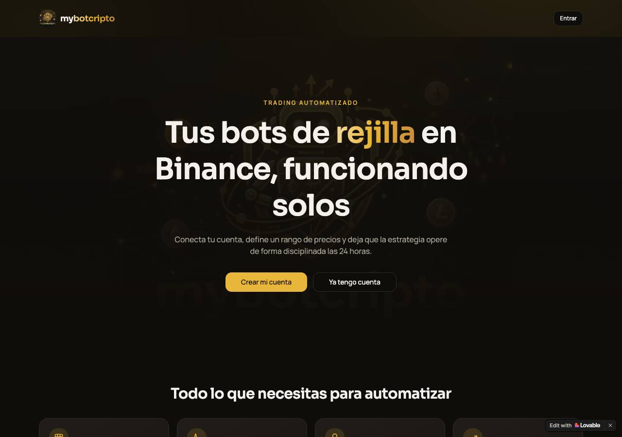 Screenshot of mybotcripto.app taken by the zone census on 2026-08-27