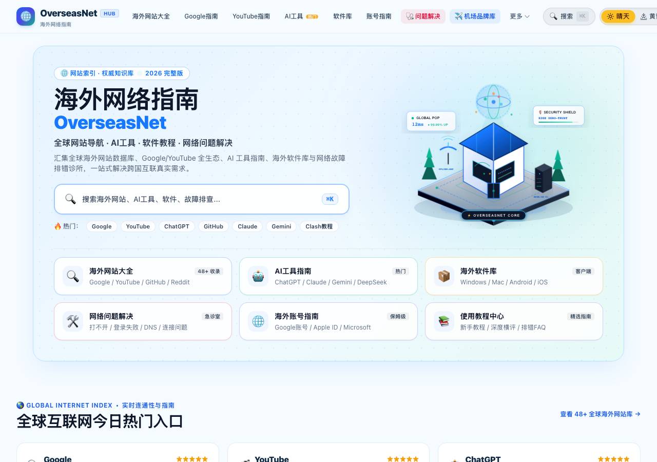Screenshot of overseasnet.org taken by the zone census on 2026-08-27