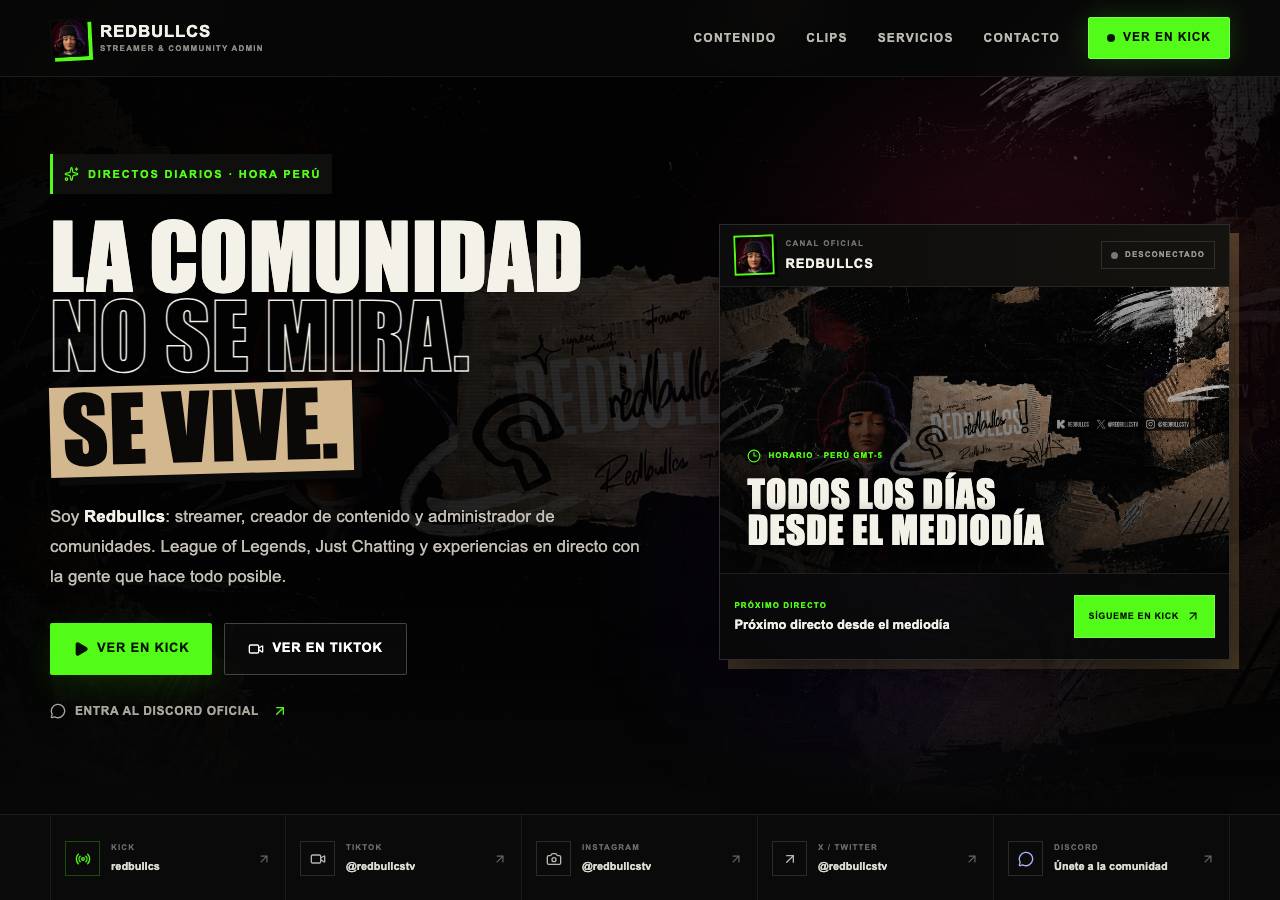 Screenshot of redbullcs.stream taken by the zone census on 2026-08-27