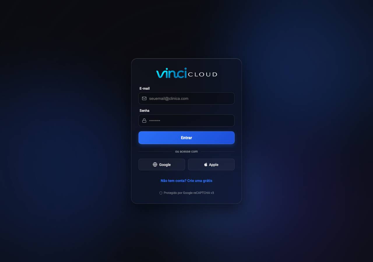 Screenshot of vincicloud.app taken by the zone census on 2026-08-27