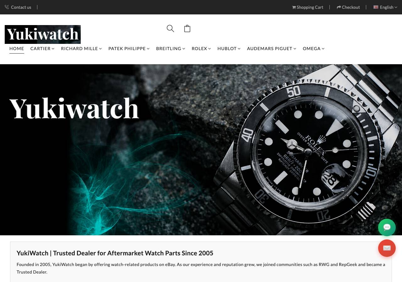 Screenshot of yukiwatch.watch taken by the zone census on 2026-08-27
