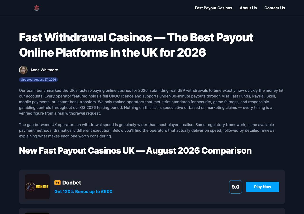 Screenshot of fastpayout.ink taken by the zone census on 2026-08-28
