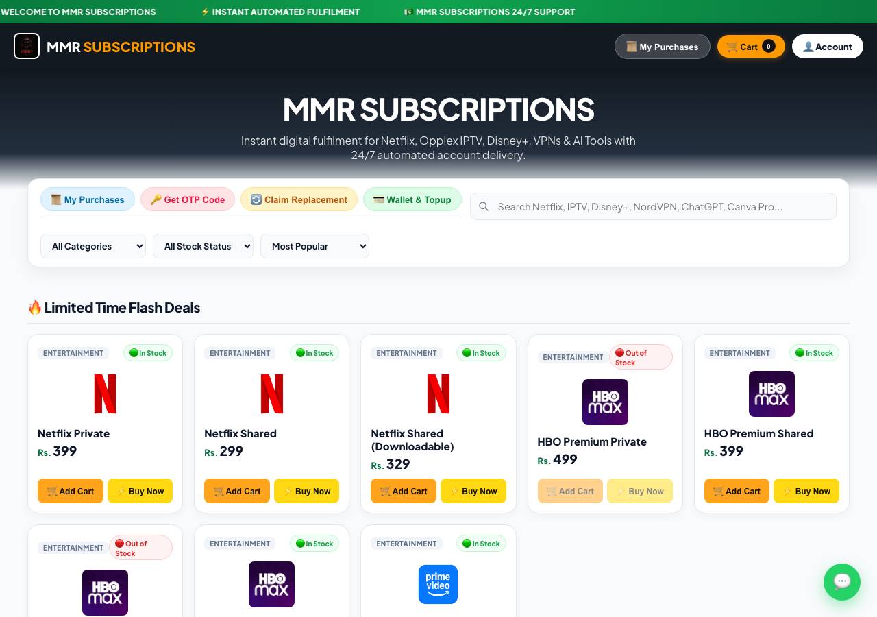 Screenshot of mmrsubscriptions.tech taken by the zone census on 2026-08-28