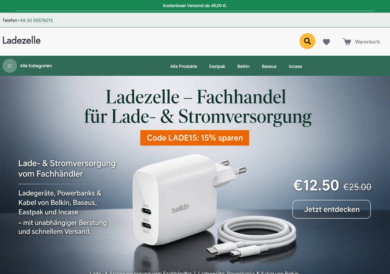 Screenshot of ladezelle.shop taken by the zone census on 2026-08-29