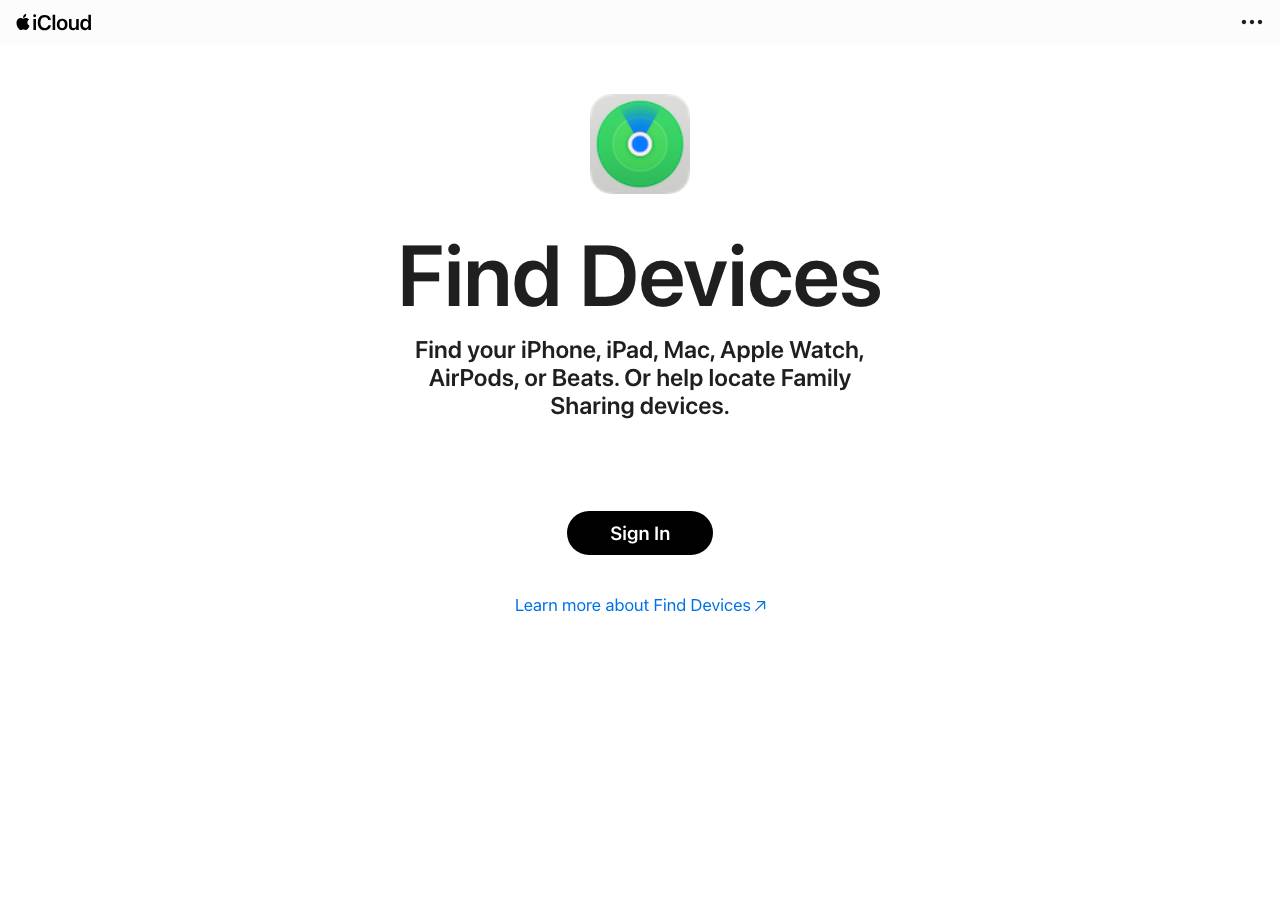 Screenshot of lcloud-findmylphone-devices.click taken by the zone census on 2026-08-29