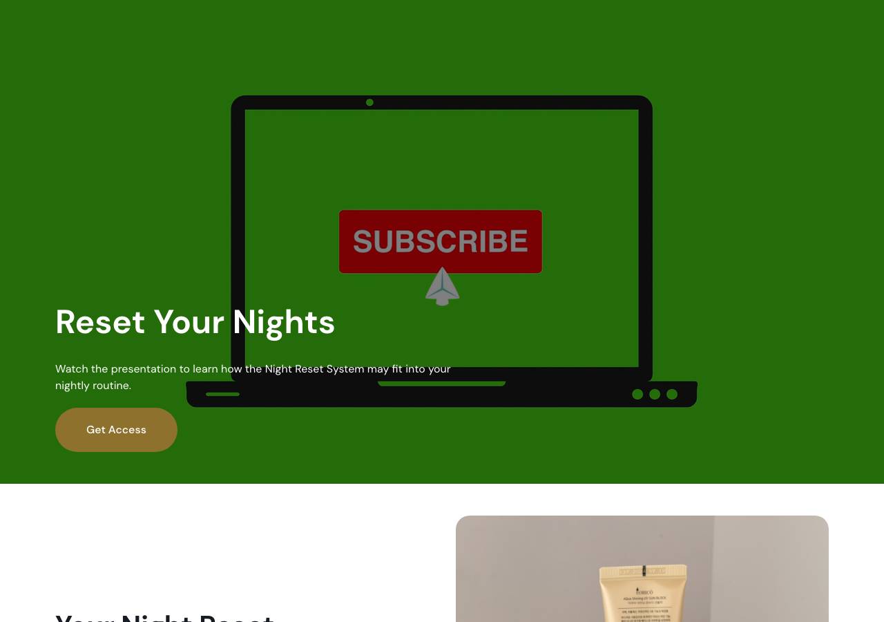 Screenshot of nightresetsystem.shop taken by the zone census on 2026-08-29