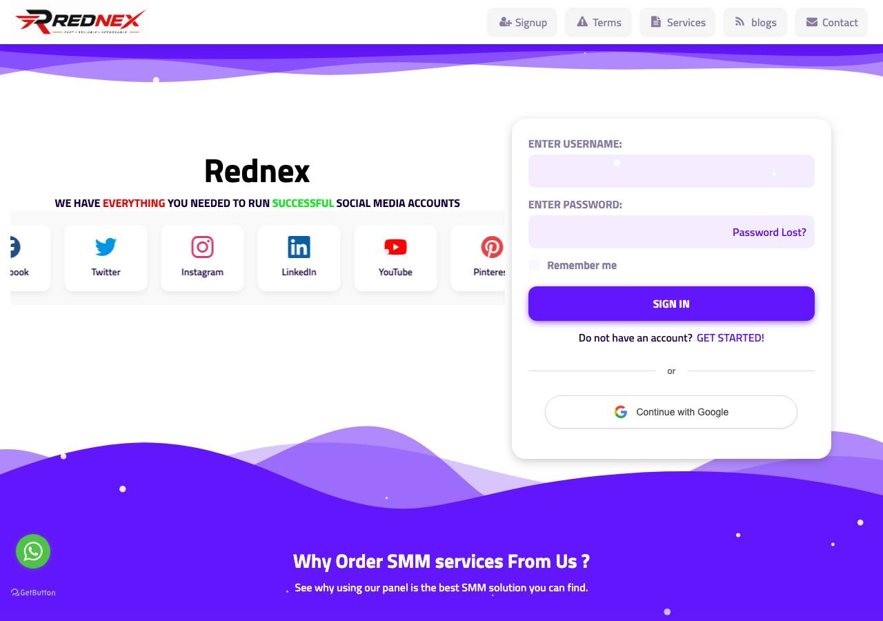 Screenshot of rednexsocial.shop taken by the zone census on 2026-08-29