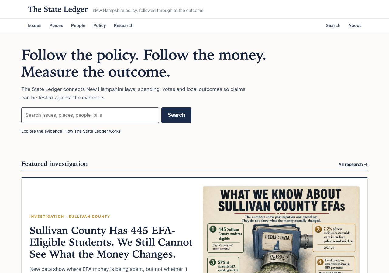 Screenshot of state-ledger.org taken by the zone census on 2026-08-29
