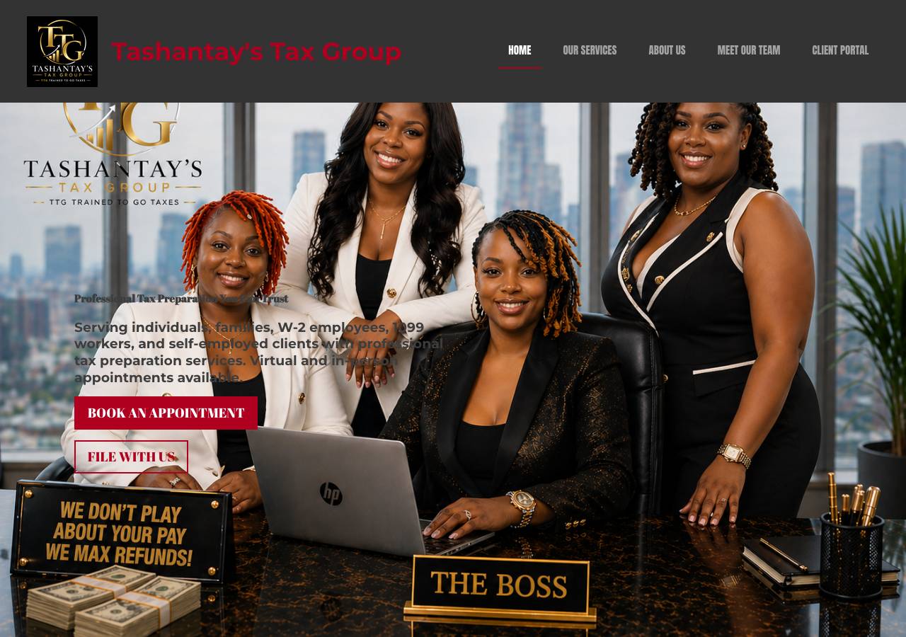 Screenshot of tashantays-tax-group.net taken by the zone census on 2026-08-29