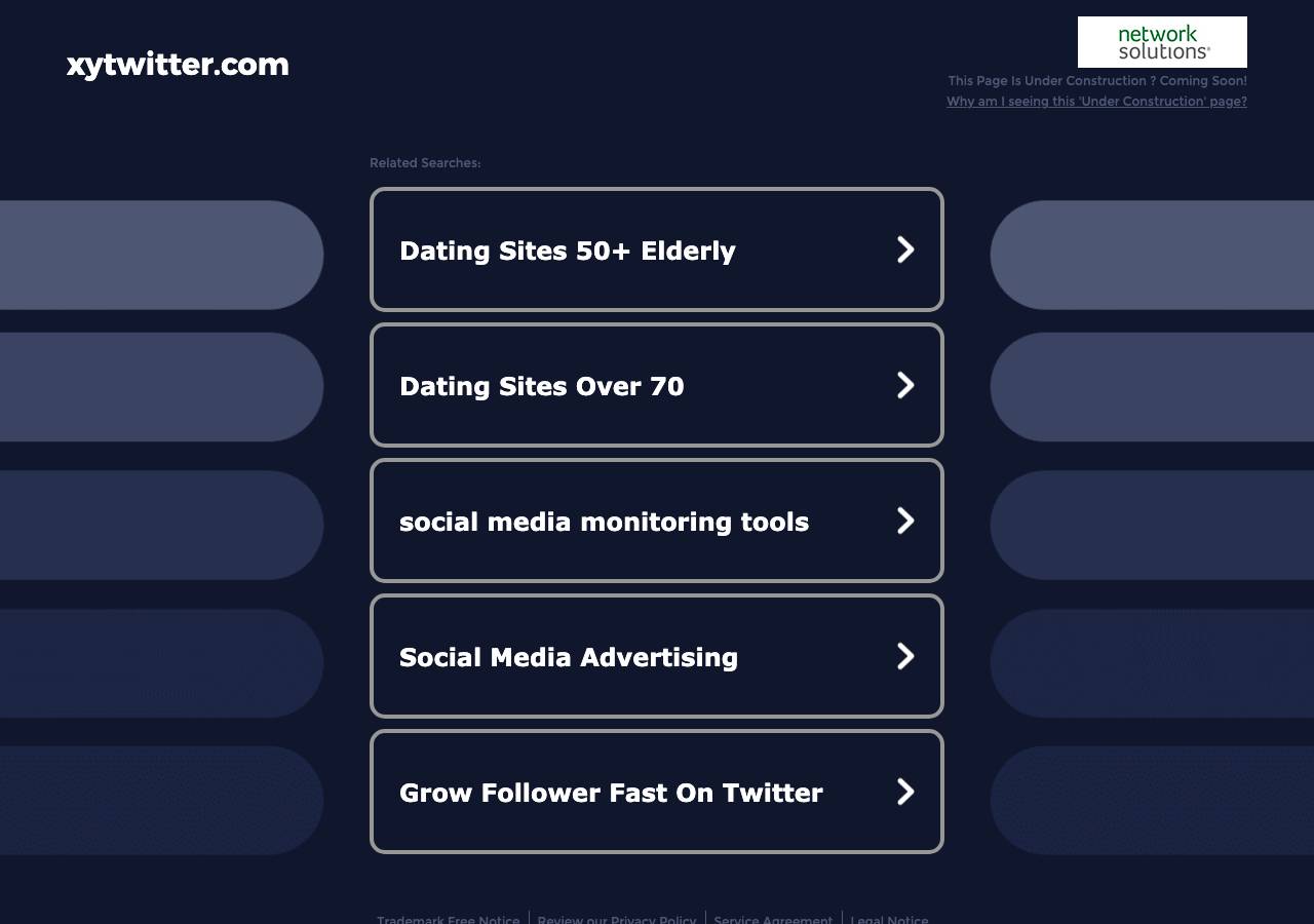 Screenshot of xytwitter.com taken by the zone census on 2026-08-29
