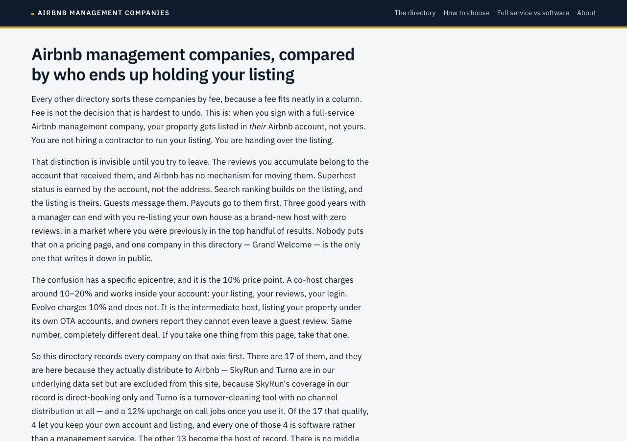 Screenshot of airbnbmanagementcompanies.com taken by the zone census on 2026-08-30
