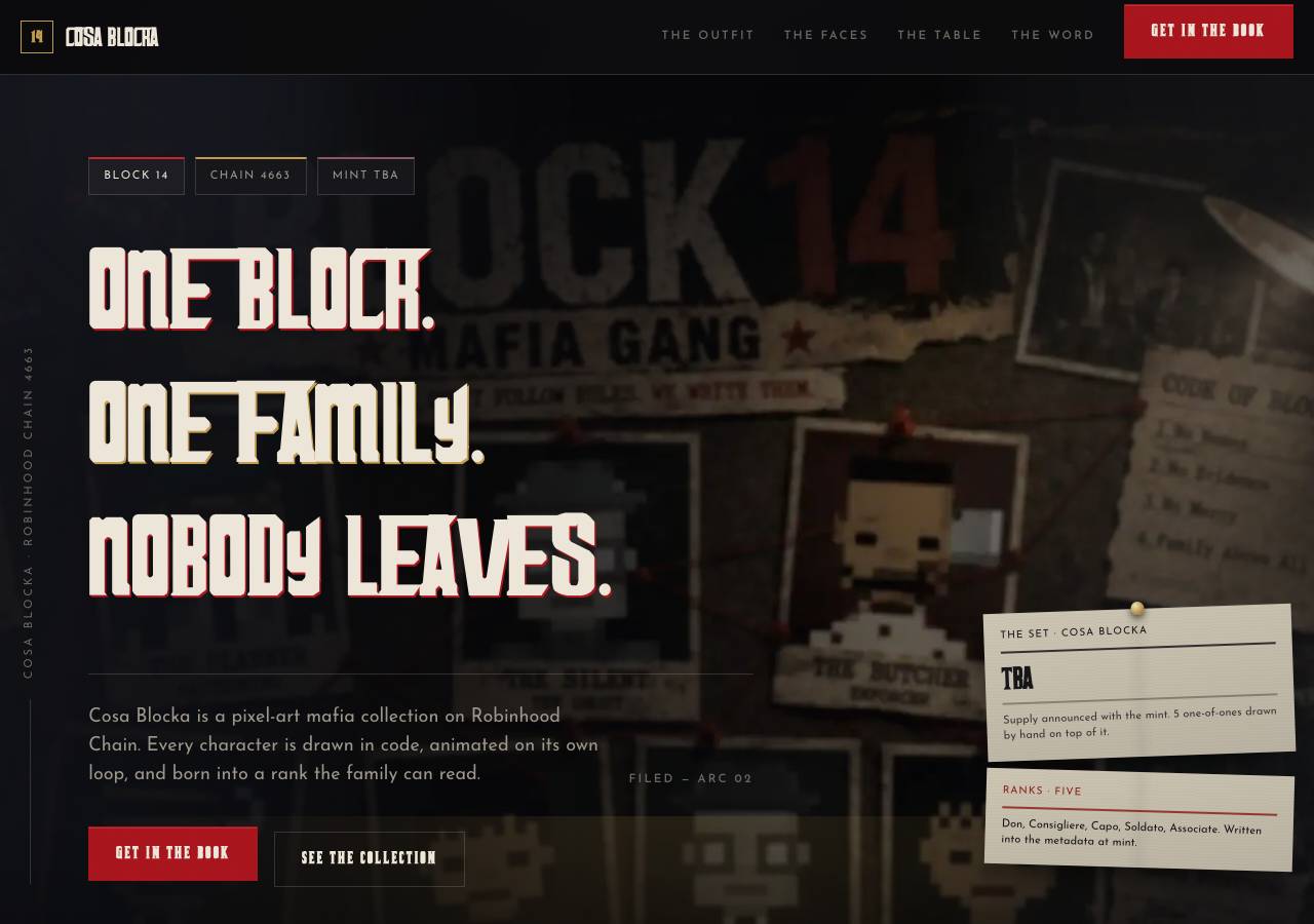 Screenshot of block14.fun taken by the zone census on 2026-08-30