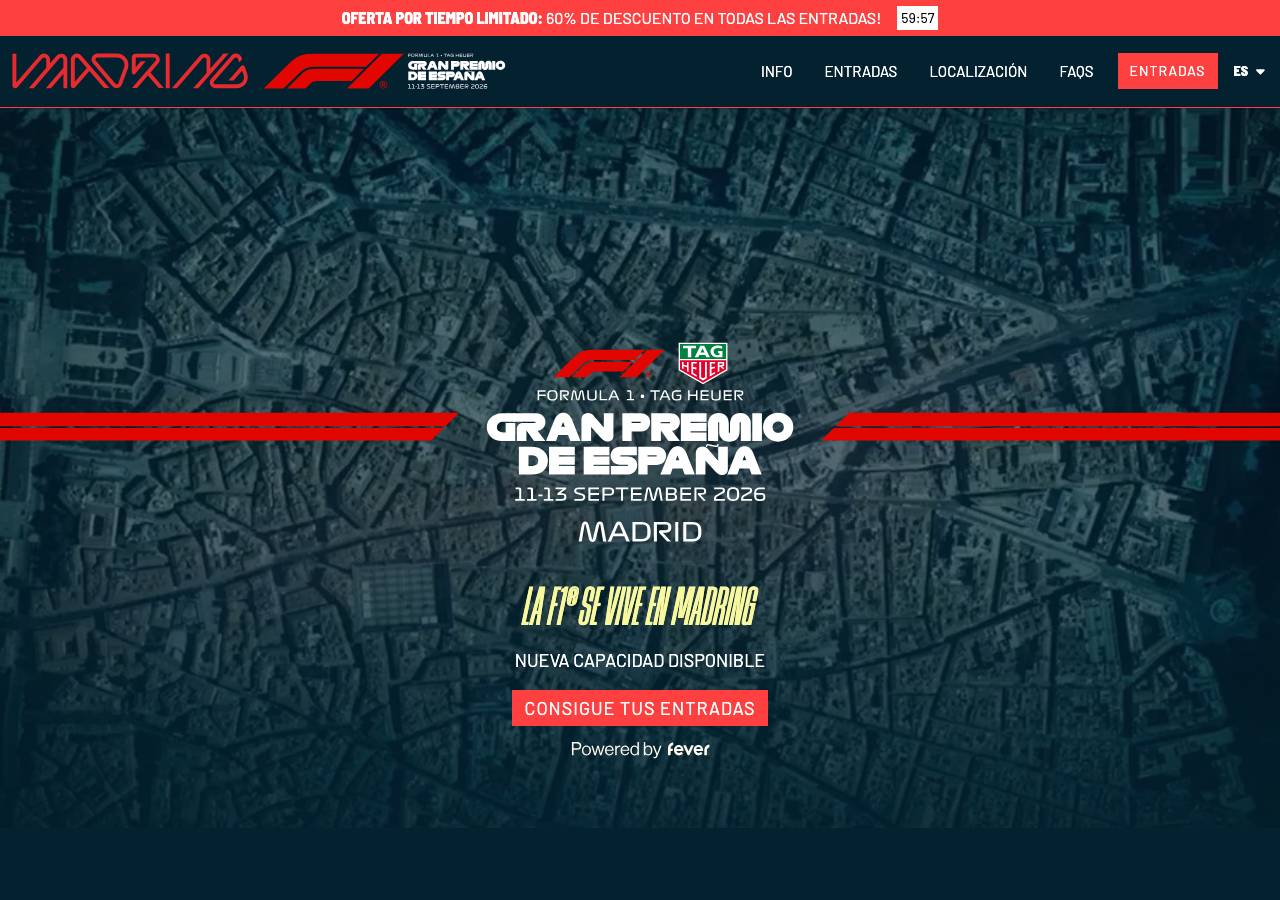 Screenshot of booking-f1-es.com taken by the zone census on 2026-08-30