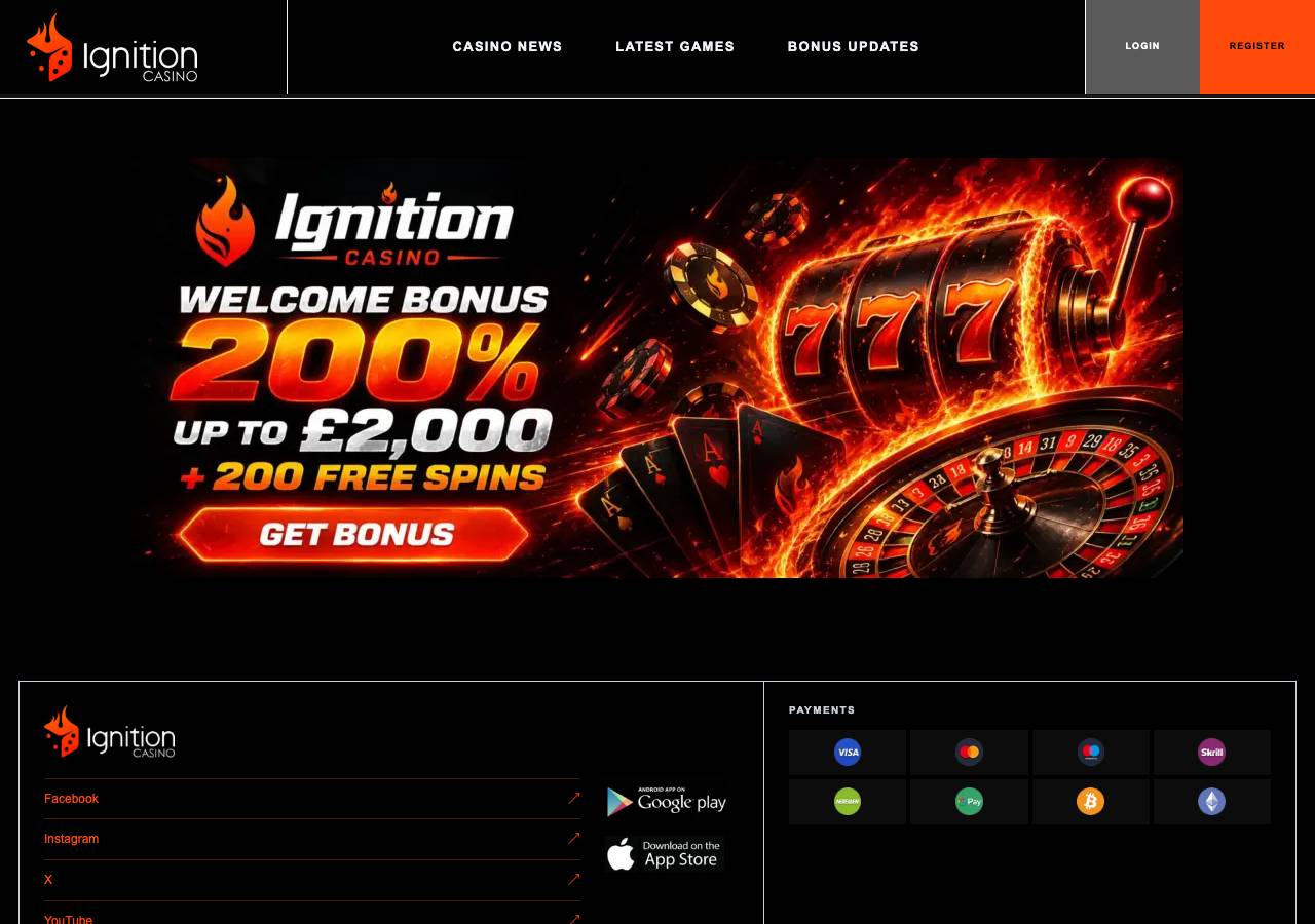 Screenshot of casinoignition.online taken by the zone census on 2026-08-30