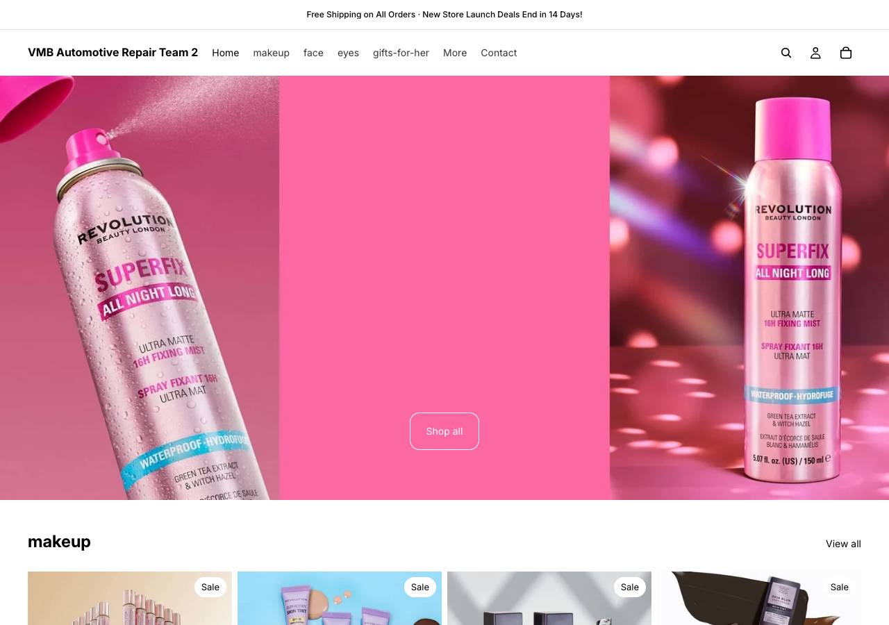 Screenshot of revolutionbeautys.shop taken by the zone census on 2026-08-30
