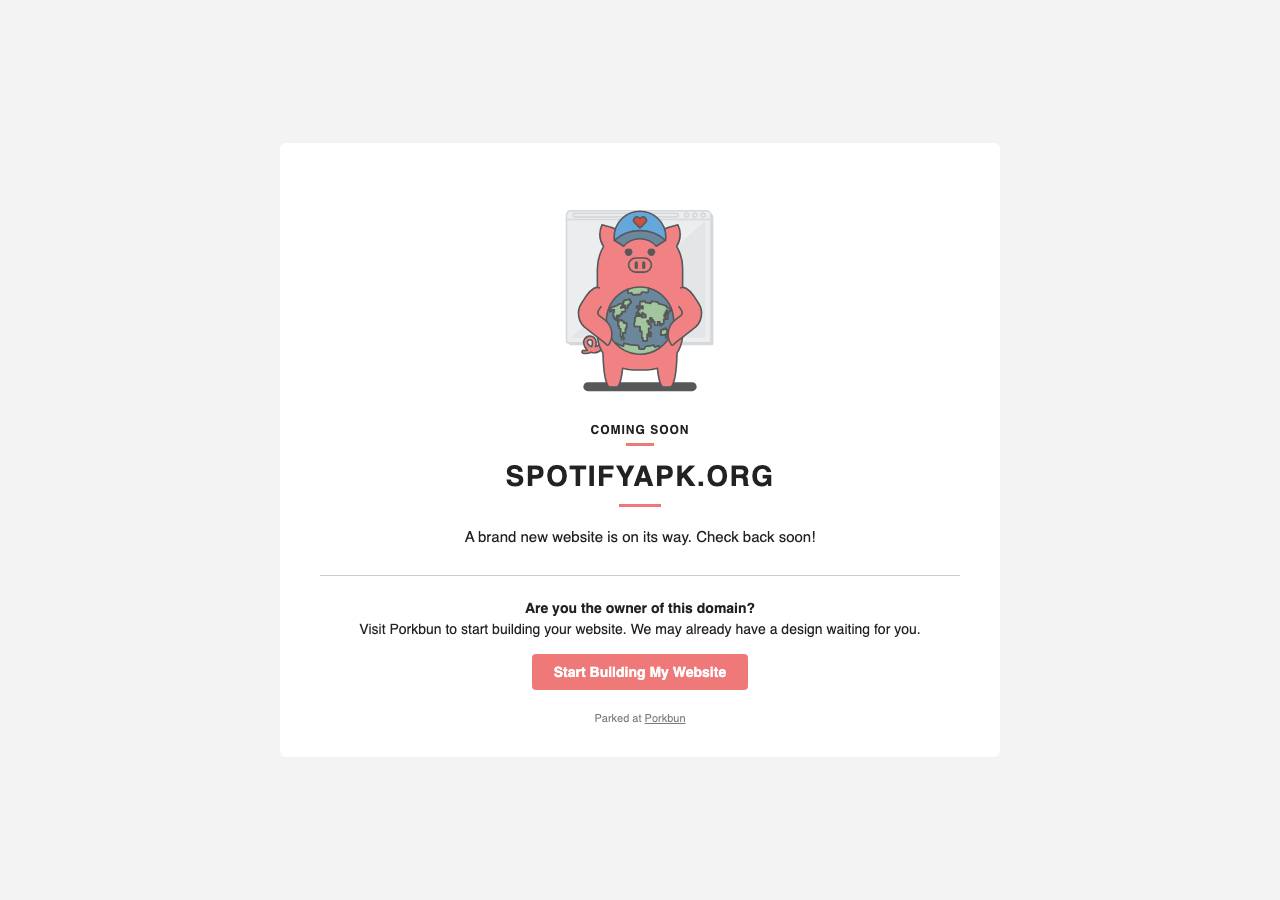 Screenshot of spotifyapk.org taken by the zone census on 2026-08-30