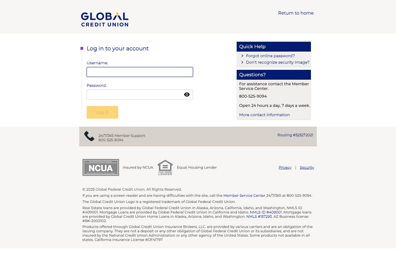 Screenshot of aaglobalcu.org taken by the zone census on 2026-08-31