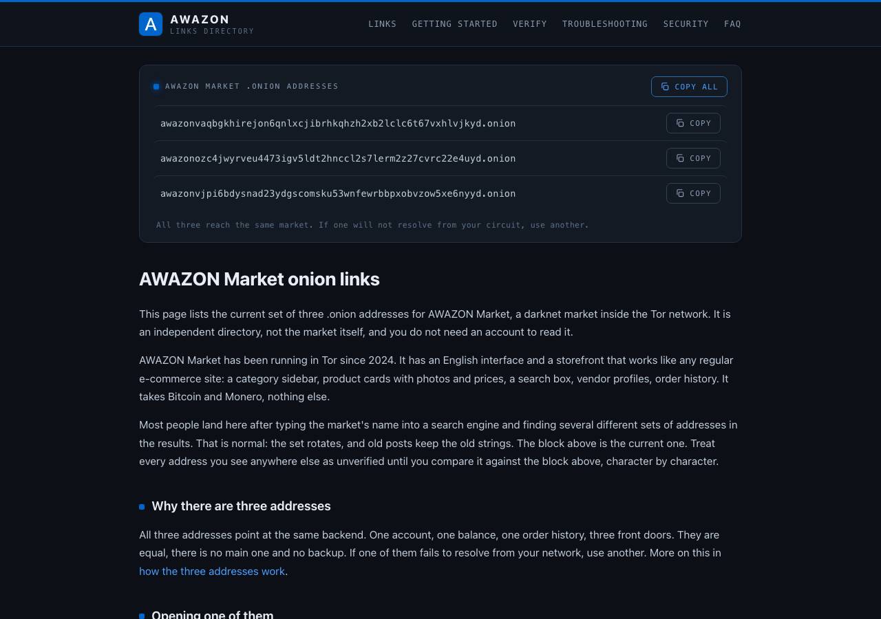 Screenshot of links-awazon.online taken by the zone census on 2026-08-31