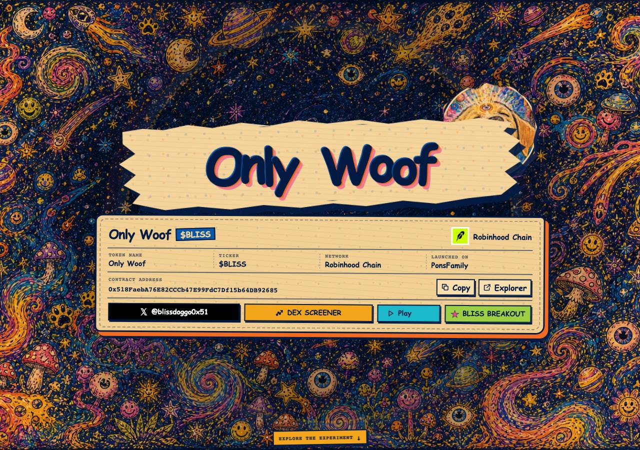 Screenshot of onlywoof.lol taken by the zone census on 2026-08-31