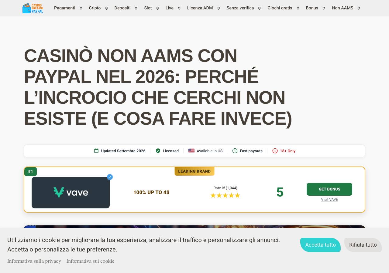 Screenshot of casinononaams-paypal.com taken by the zone census on 2026-09-01