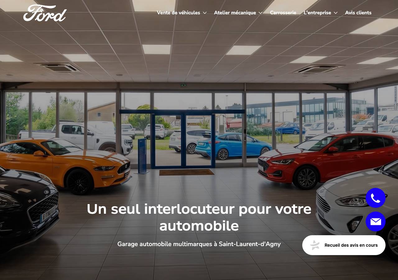 Screenshot of garage-de-la-poste.com taken by the zone census on 2026-09-01