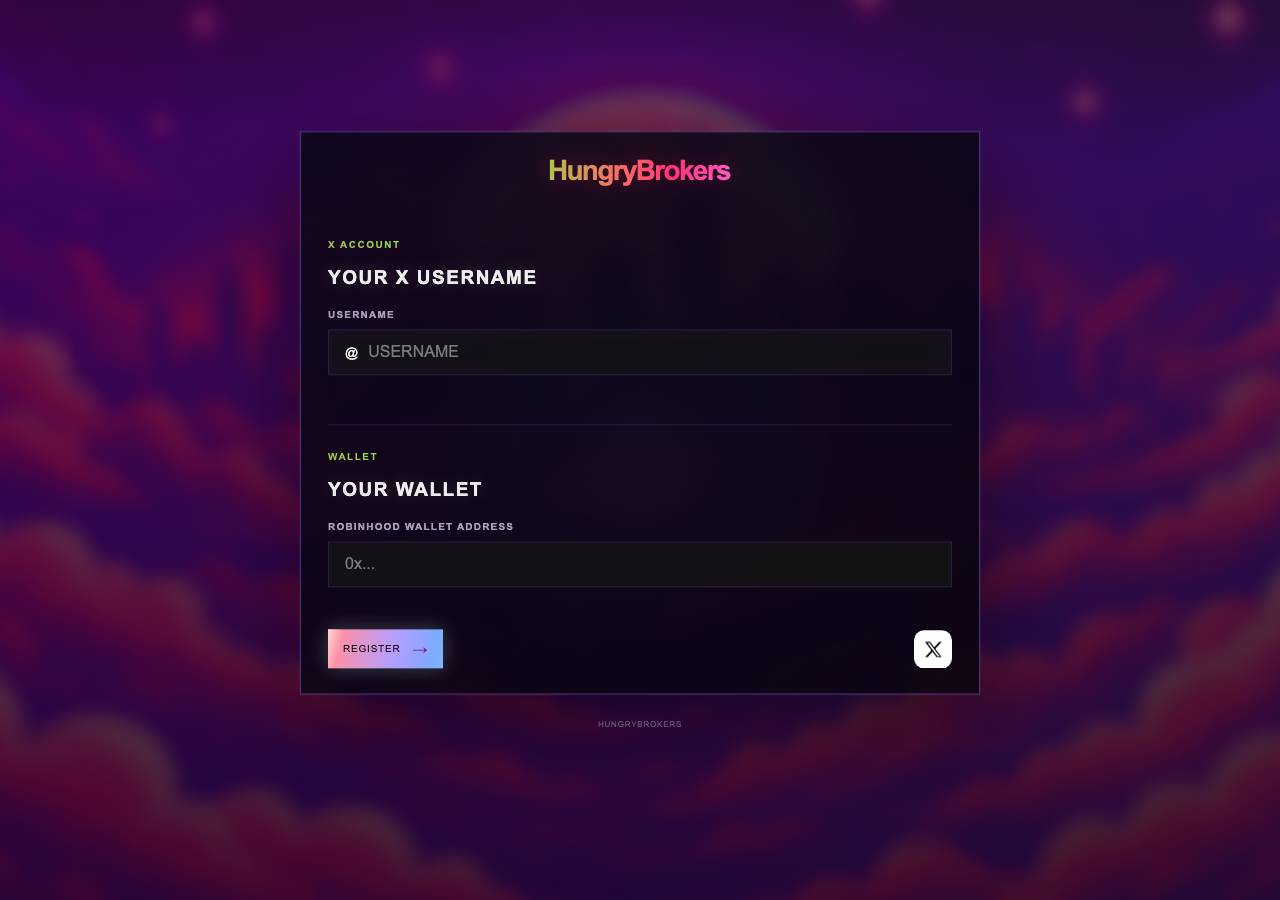Screenshot of hungrybrokers.xyz taken by the zone census on 2026-09-01