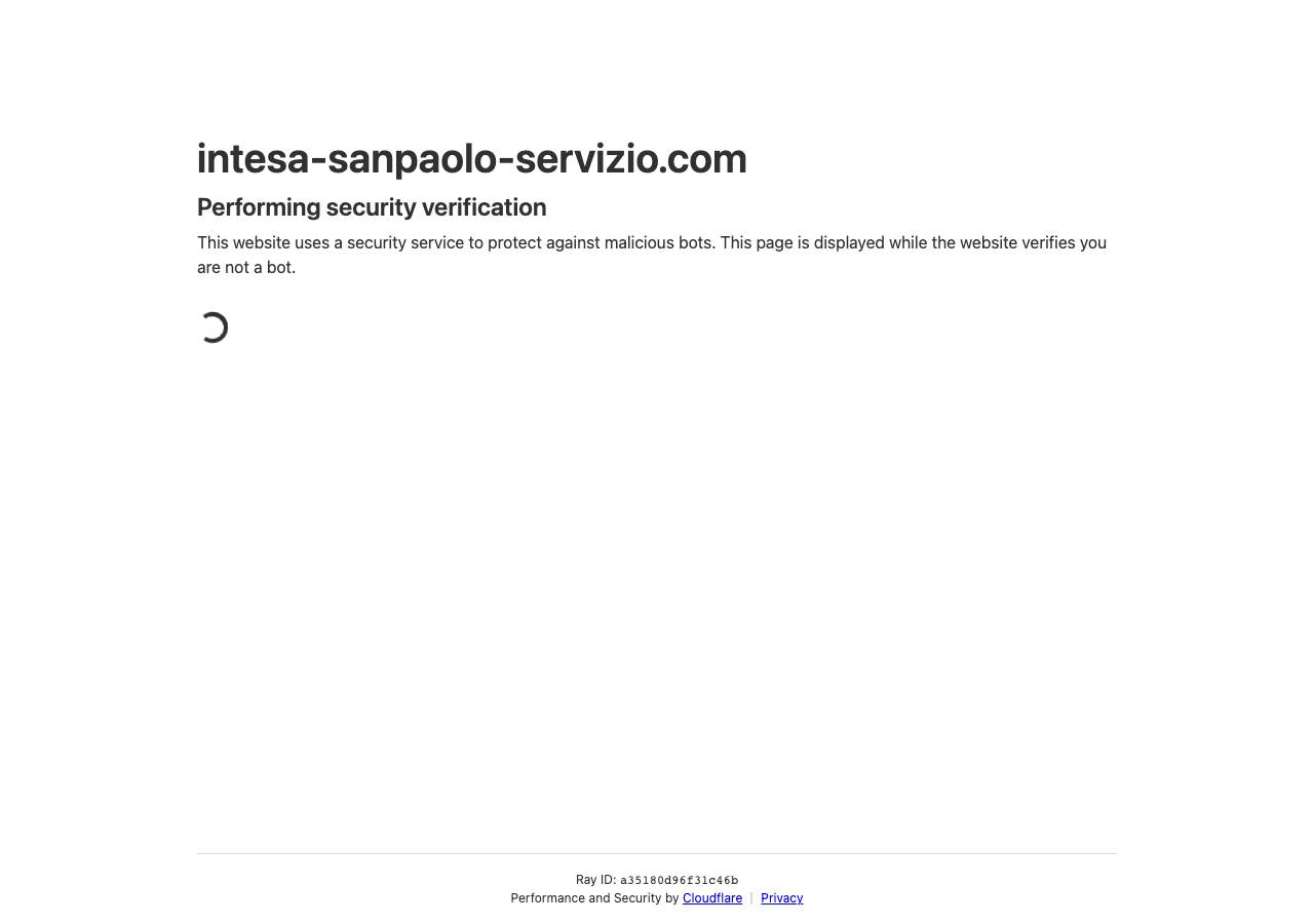 Screenshot of intesa-sanpaolo-servizio.com taken by the zone census on 2026-09-01