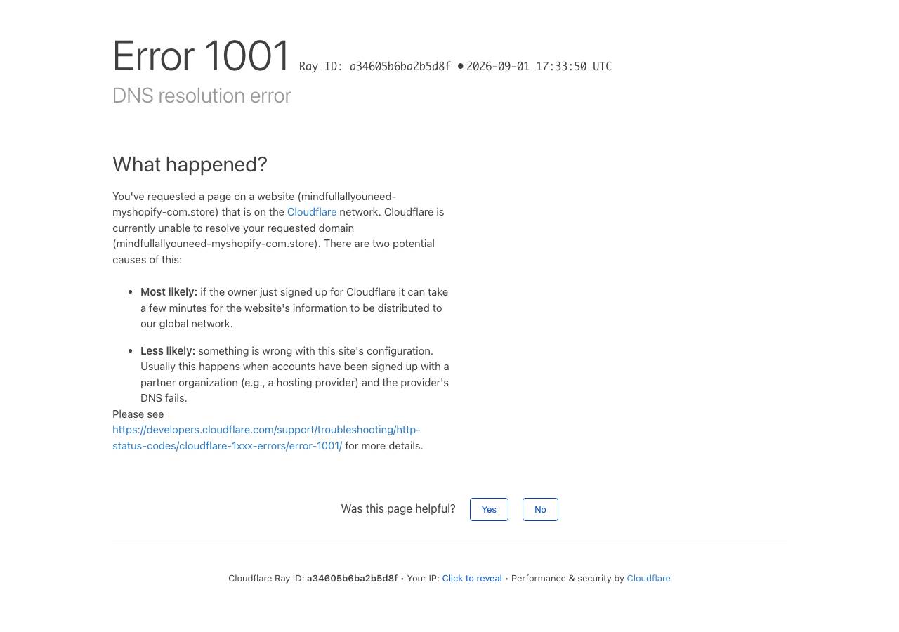 Screenshot of mindfullallyouneed-myshopify-com.store taken by the zone census on 2026-09-01