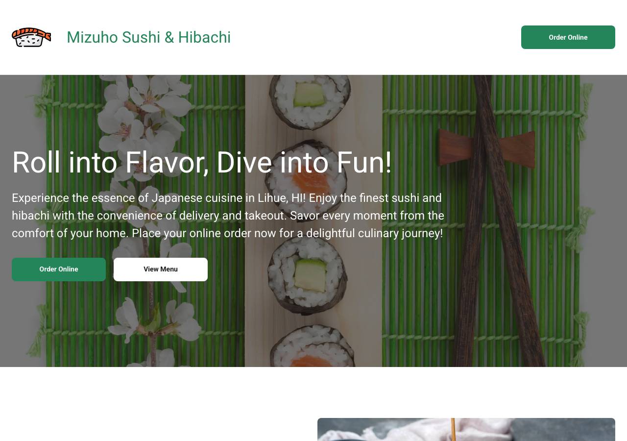 Screenshot of mizuhosushihibachi.com taken by the zone census on 2026-09-01