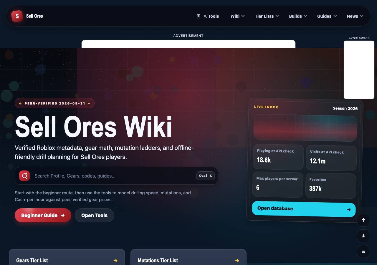Screenshot of selloresroblox.wiki taken by the zone census on 2026-09-01