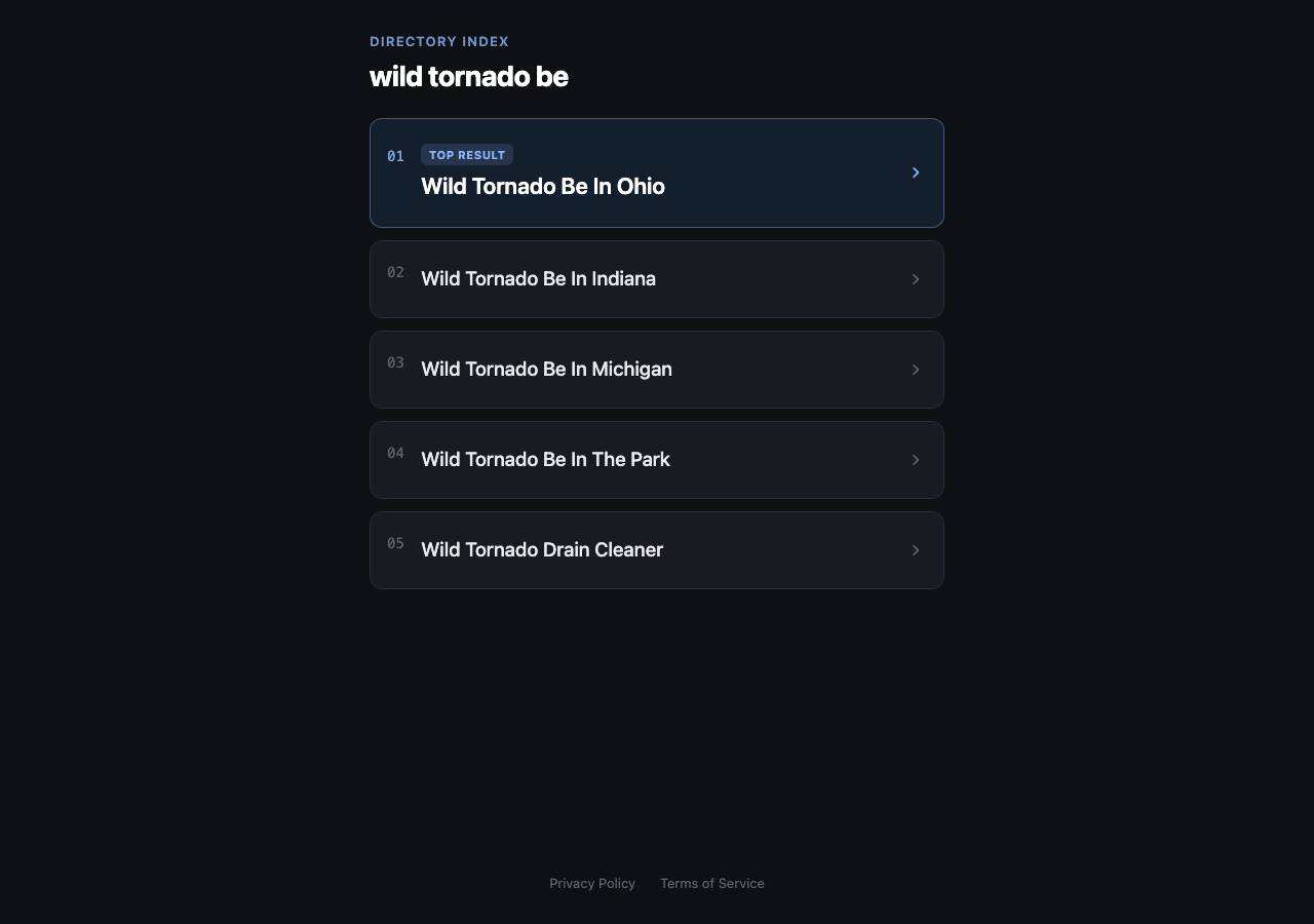 Screenshot of wildtornado-be.com taken by the zone census on 2026-09-01