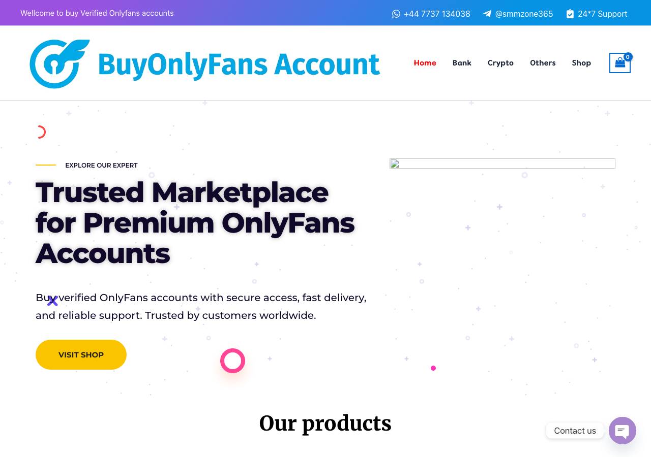 Screenshot of buystripeaccounts.com taken by the zone census on 2026-09-02