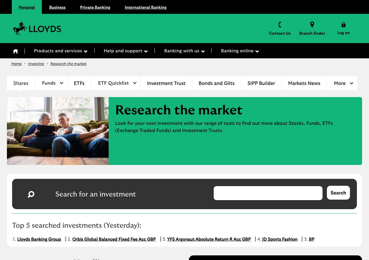Screenshot of lloydsinvestmentsgroup.com taken by the zone census on 2026-09-02