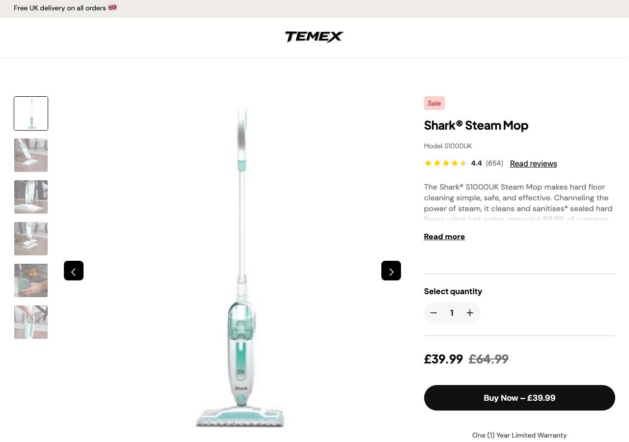 Screenshot of temexofficial.online taken by the zone census on 2026-09-02