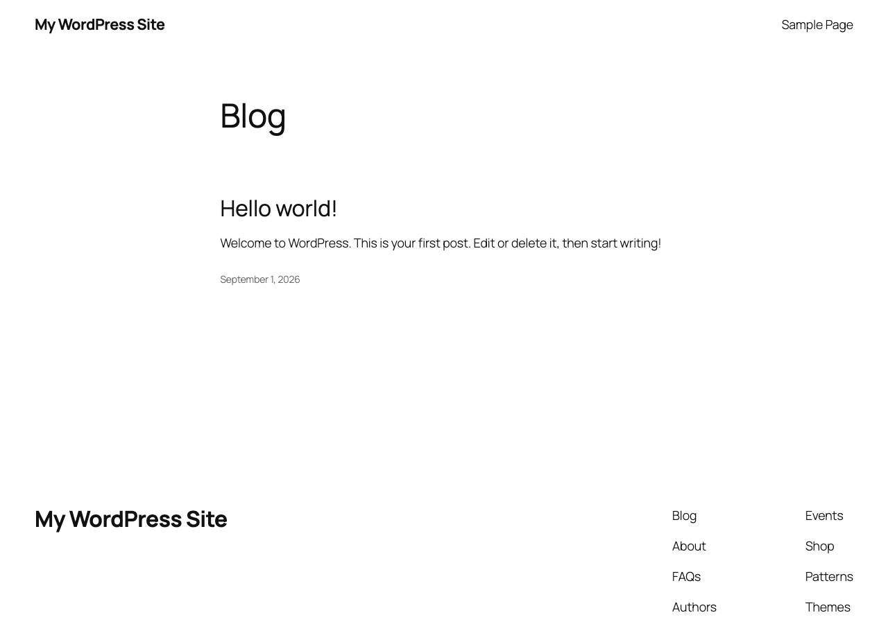 Screenshot of test5wordpress.com taken by the zone census on 2026-09-02