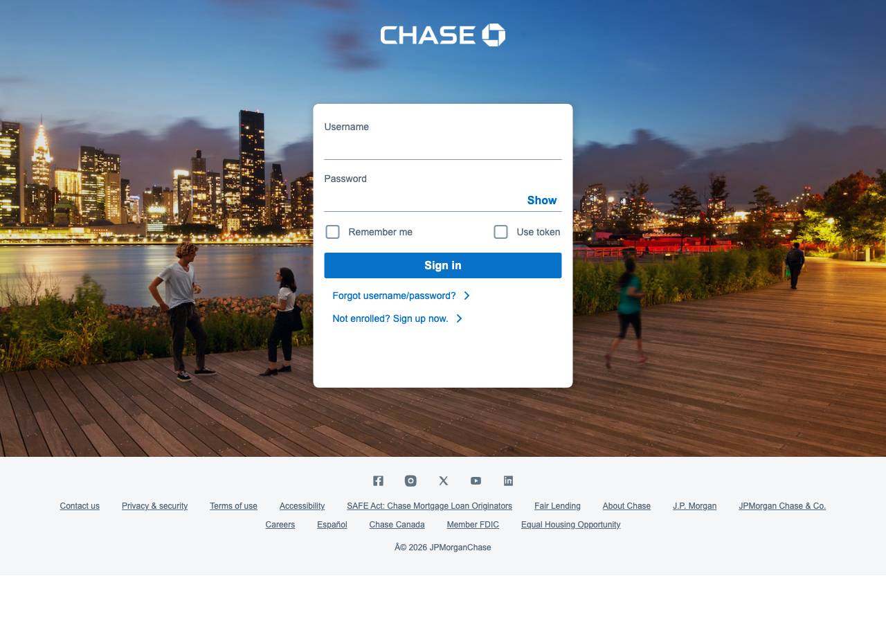 Screenshot of verifyaccount-chase.com taken by the zone census on 2026-09-02
