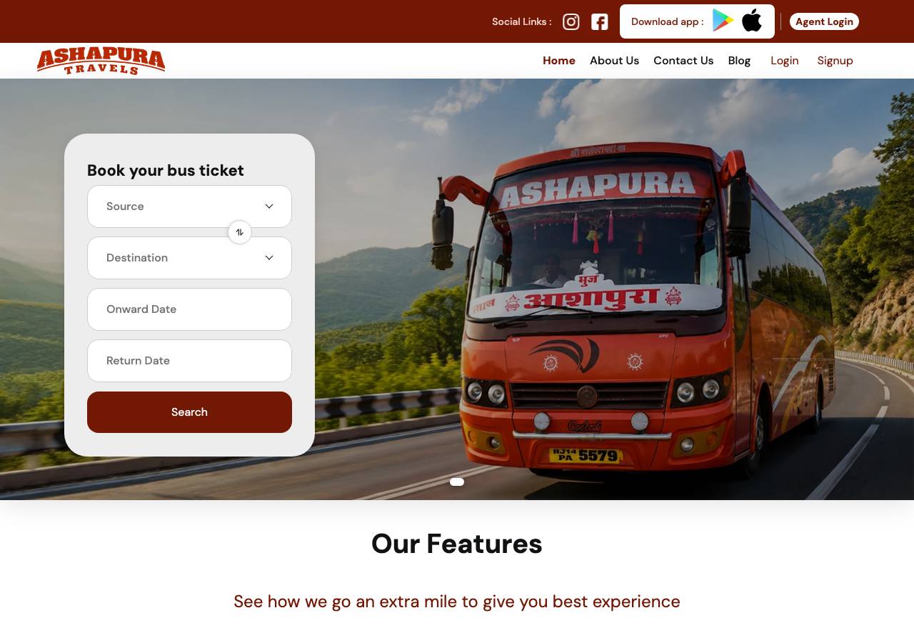 Screenshot of ashapuratravels.online taken by the zone census on 2026-09-03