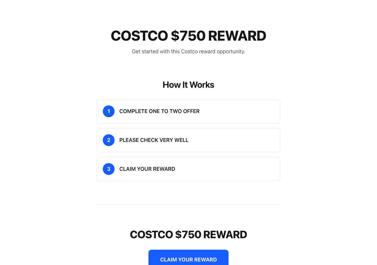 Screenshot of costcojob.online taken by the zone census on 2026-09-03