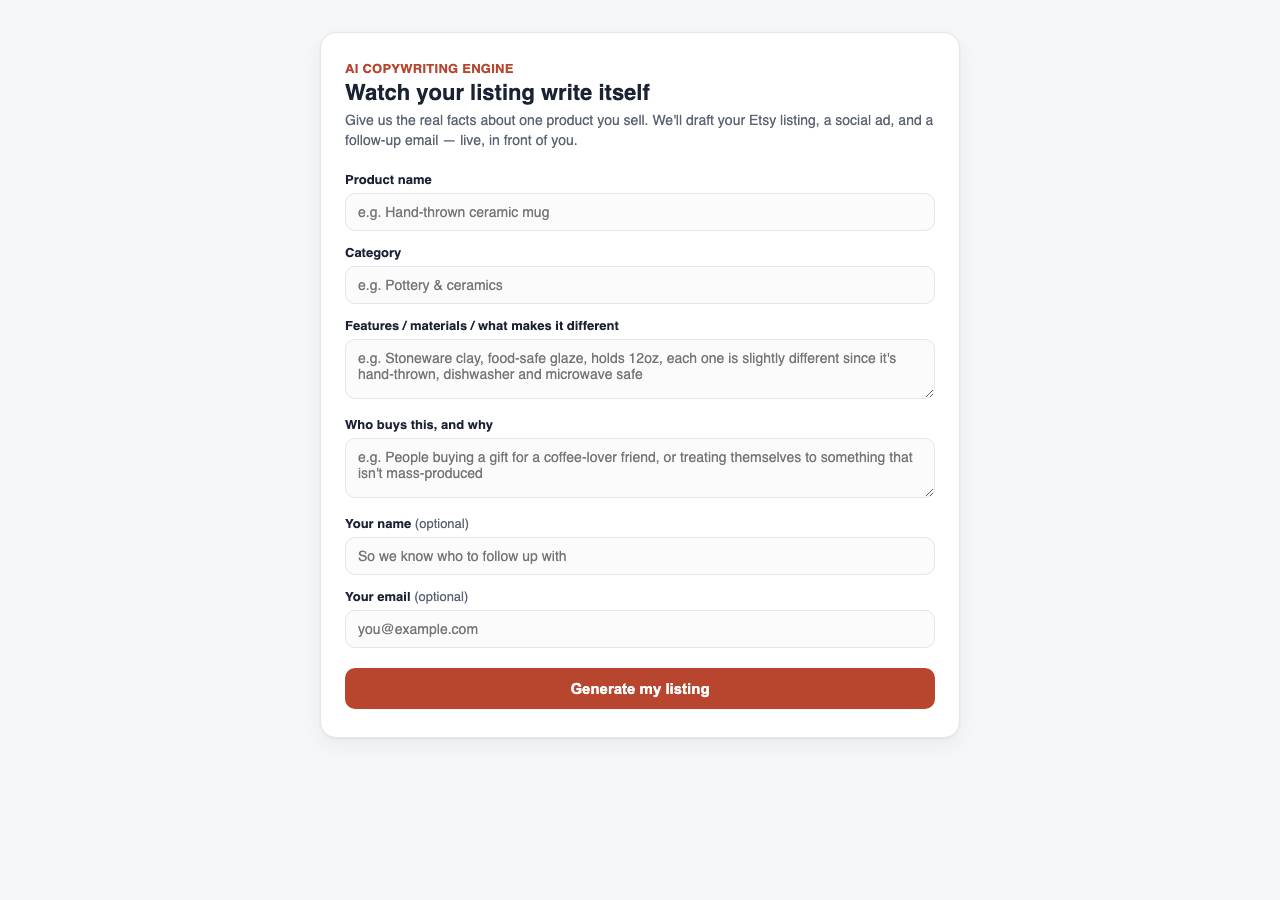 Screenshot of etsylistingscore.online taken by the zone census on 2026-09-03