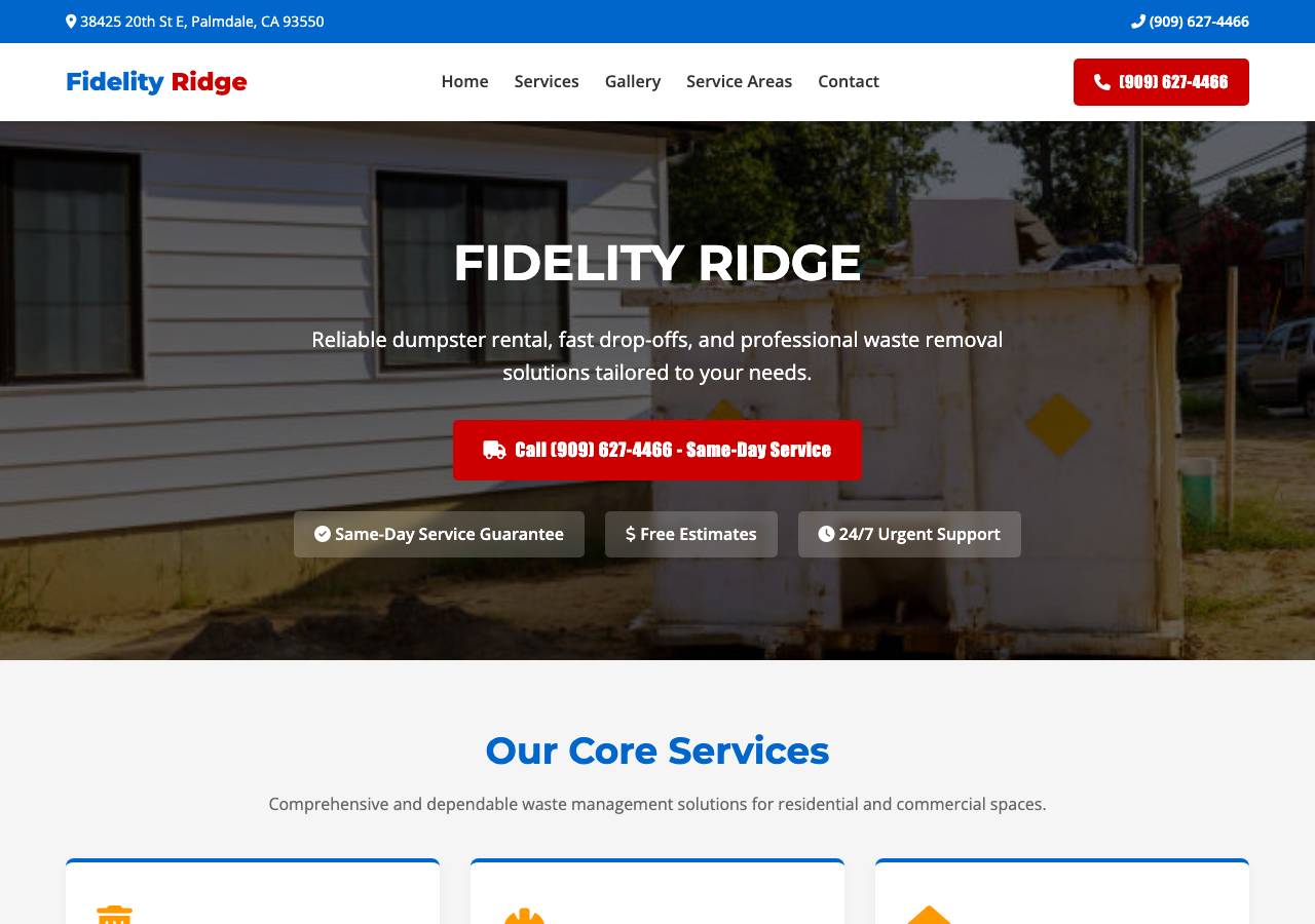 Screenshot of fidelityridge.site taken by the zone census on 2026-09-03