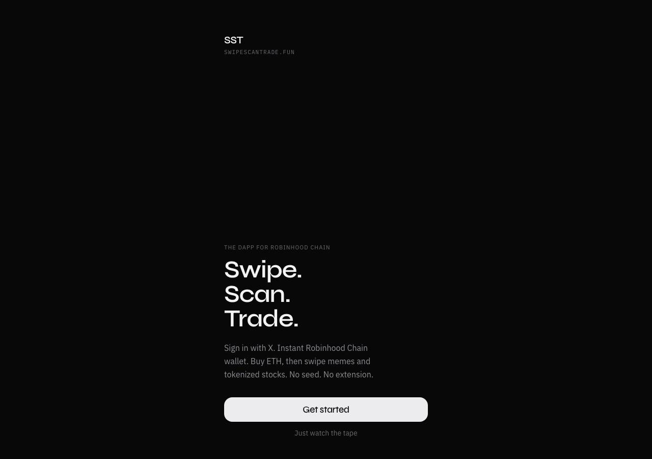 Screenshot of swipescantrade.fun taken by the zone census on 2026-09-03
