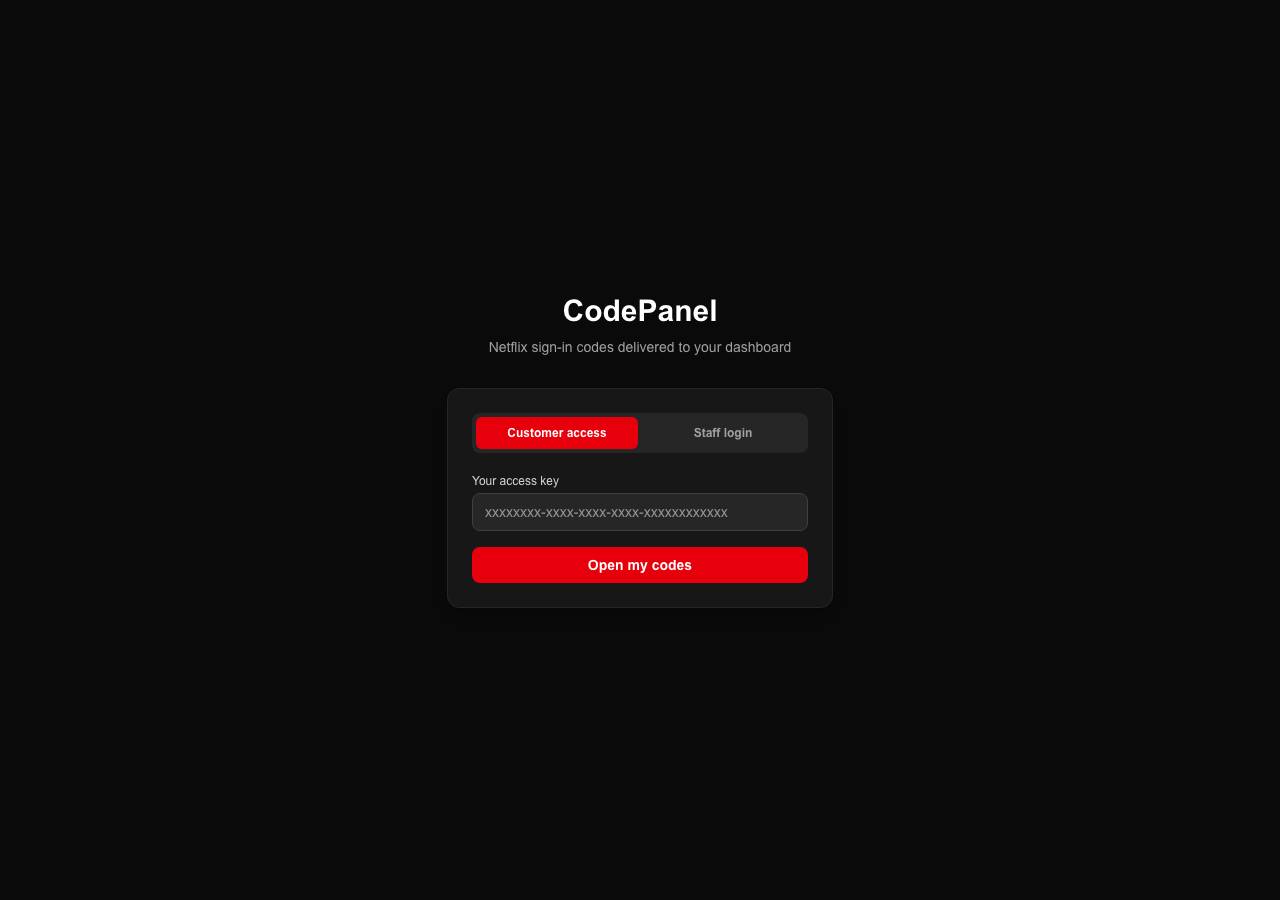 Screenshot of xcpanel.today taken by the zone census on 2026-09-03