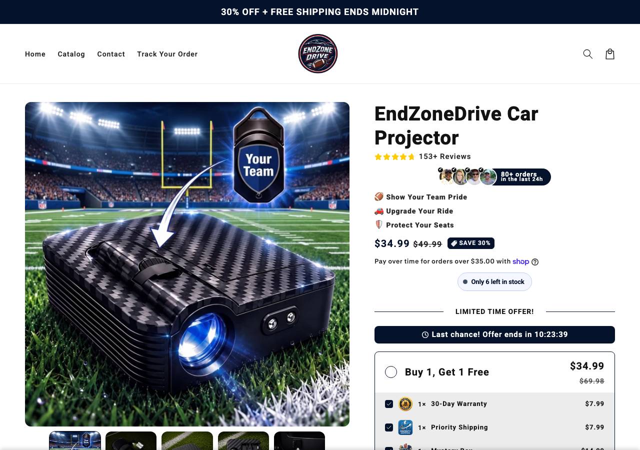Screenshot of endzonedrive.store taken by the zone census on 2026-09-04