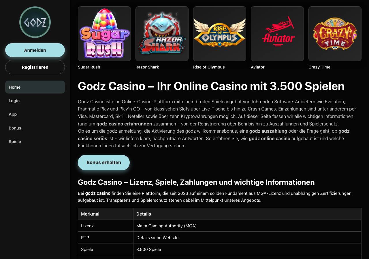 Screenshot of godz-casino-online.ink taken by the zone census on 2026-09-04