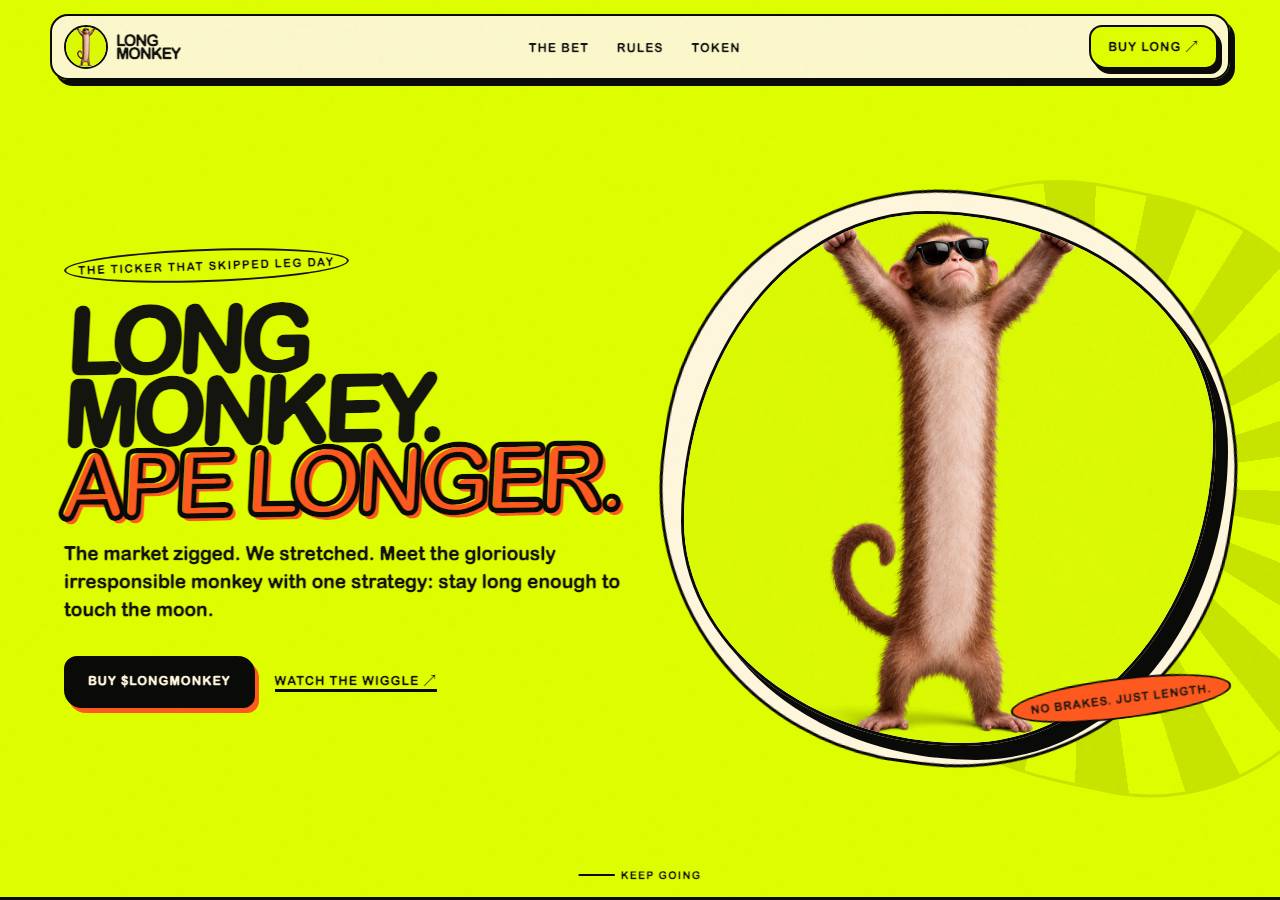 Screenshot of longmonkeyrobinhood.xyz taken by the zone census on 2026-09-04