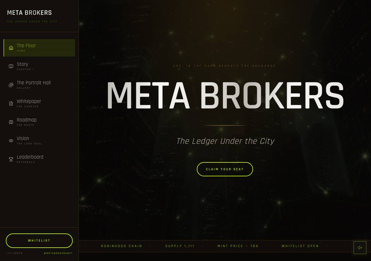 Screenshot of metabrokers.xyz taken by the zone census on 2026-09-04
