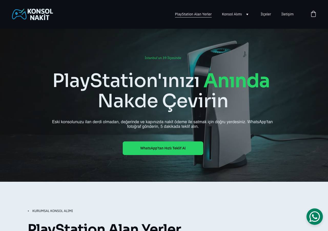 Screenshot of playstationalanyerler.com taken by the zone census on 2026-09-04