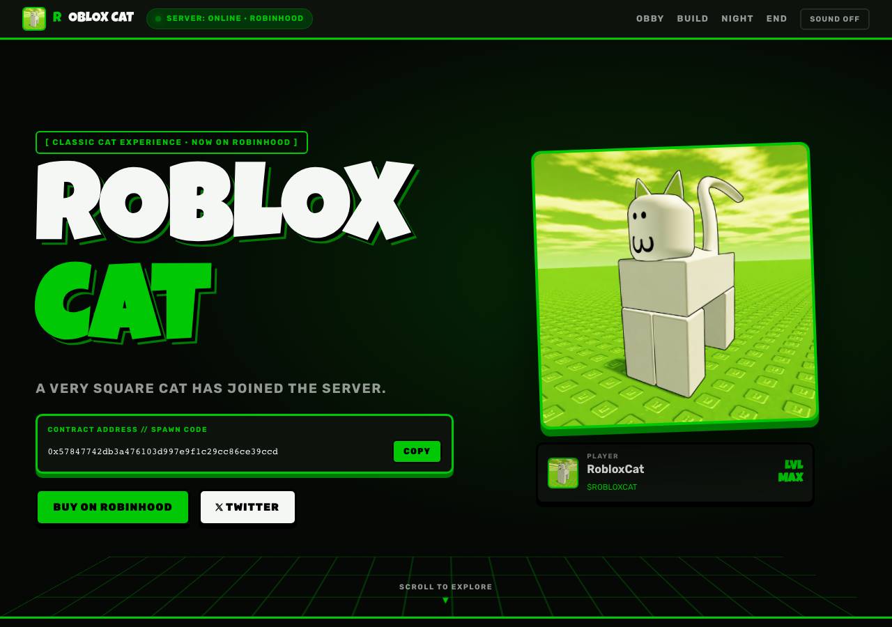 Screenshot of robloxcat.online taken by the zone census on 2026-09-04