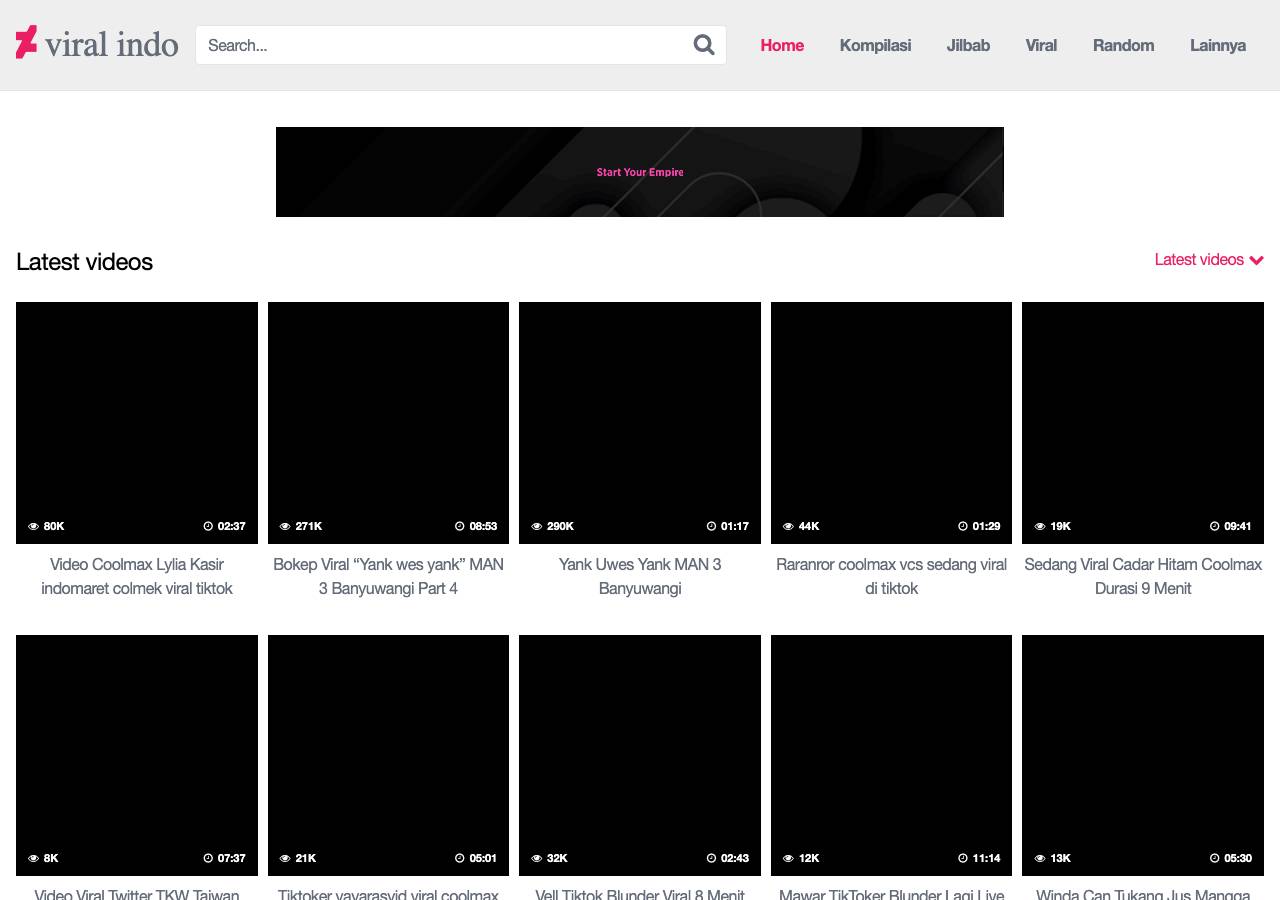 Screenshot of sedangviral.xyz taken by the zone census on 2026-09-04